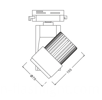 Shenzhen CRI80 CRI90 COB 7W 15W LED Track Light with Ce RoHS